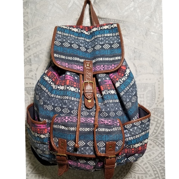 Aeropostale Handbags - Aeopostale Boho Hippie Tribal Aztec Backpack